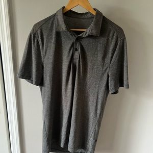 Lululemon grey athletic polo